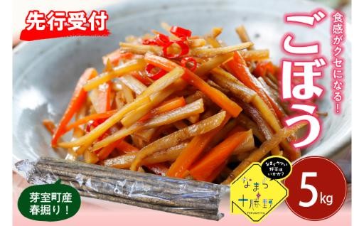 【🌽北海道芽室町🌽】シャキシャキの歯ごたえと風味がクセになる😆春掘りごぼう