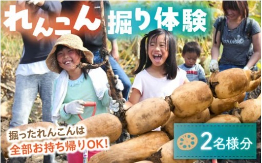 手ぶらで楽しむ！愛西市の「れんこん掘り体験」 （ ペアチケット ）