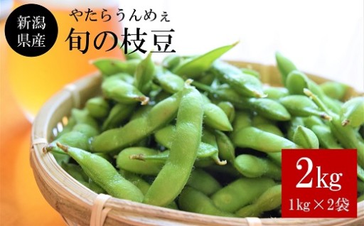 新潟枝豆2kg（1kg×2袋）