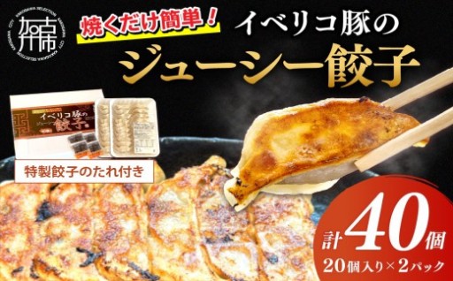 大西食品「イベリコ豚のジューシー餃子」