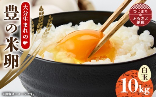 ✨🥚✨🥚大分生まれのAW飼い「豊の米卵」10kg(白卵)🥚✨🥚✨