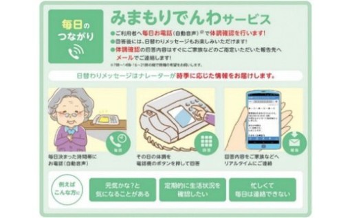 みまもりでんわサービス　固定電話3か月コース