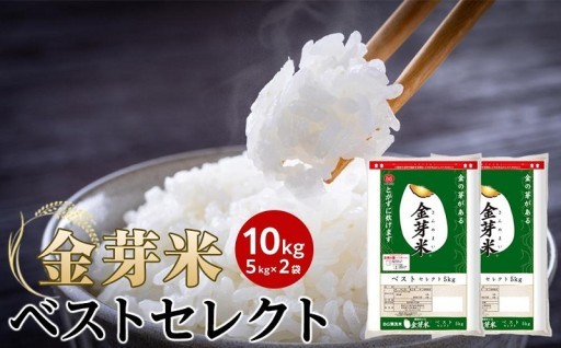 【期間限定】金芽米 ベストセレクト 10kg 5kg×2