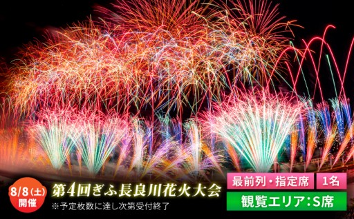 【6/30締切】最前列を確約。視界を遮るものがない「最前列S席」で、光のシャワーを浴びる。