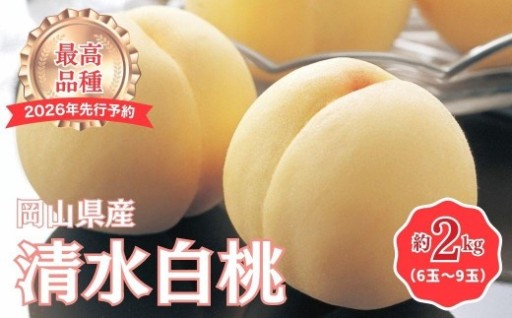 【数量限定 先行予約】最高品種『清水白桃』
