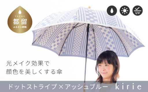 表情を美しく彩る切り絵柄。晴雨兼用の老舗高級長傘