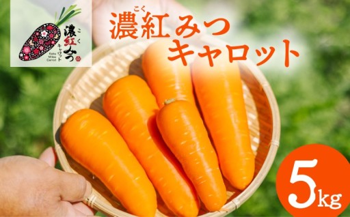 にんじん 濃紅みつキャロット 5kg 