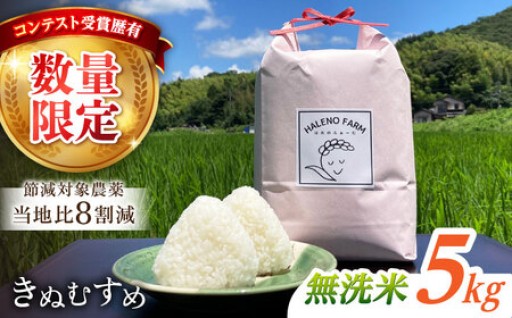 【寄附額改定！】松江のこだわり『無洗米』きぬむすめ 5kg🌾✨
