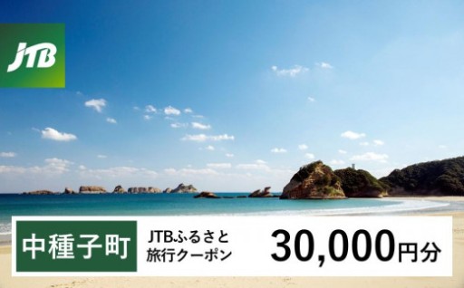 【中種子町】JTBふるさと旅行クーポン（30,000円分）有効期間3年（Eメール発行）