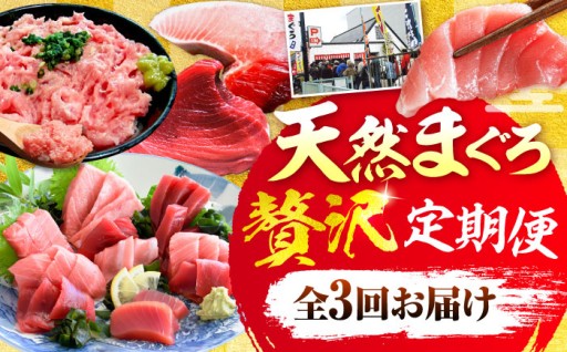 【全3回定期便】まぐろ 豪華 食べ比べ 定期便