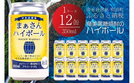 奄美黒糖焼酎「まぁさん」の強炭酸のハイボールをご紹介🥂