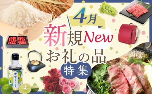 ✨４月新規お礼の品特集✨