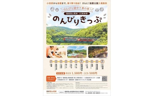 箱根登山電車🚊1日乗車券