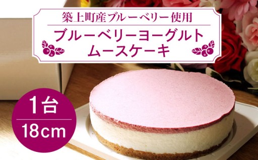【作りたてをお届け】自家栽培ブルーベリーのヨーグルトムースケーキ