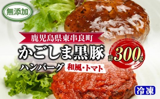 鹿児島黒豚無添加ハンバーグ(2種：和風・トマト)