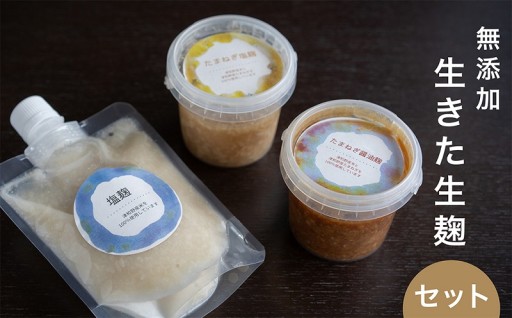 「塩麹・玉ねぎ塩麹・玉ねぎ醤油麹」3種セット