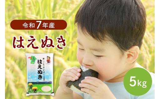 🍚令和7年産米・2026年8月上旬発送はえぬき5㎏🍚