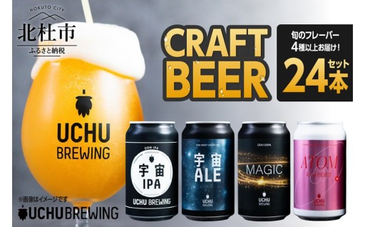 うちゅうブルーイング クラフトビール 24本セット