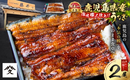 ＼鹿児島の「本気の鰻」をそのまま食卓へ／養殖日本一鹿児島県産うなぎ蒲焼職人仕上げ2尾セット✨