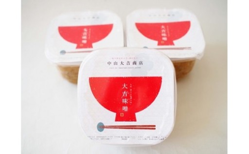 中山大吉商店 の 熊本県産 合わせ味噌 ( 3kg )