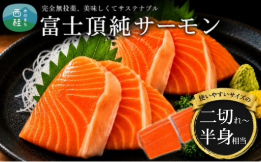 富士の伏流水で育てた富士頂純サーモンはいかがですか？