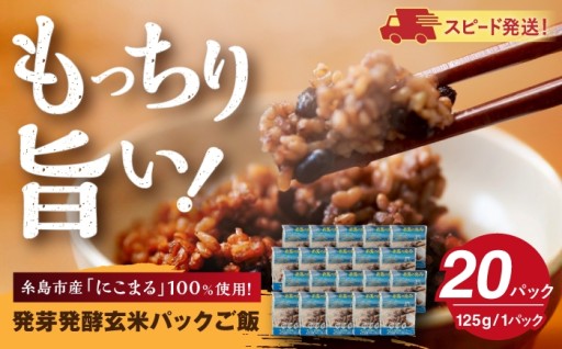 ＼嬉しいスピード発送／もっちり美味しい発芽発酵玄米パックご飯