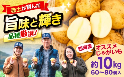 海風と赤土が育てた、味の濃いじゃがいも。長崎・西海から届く"自信のじゃがいも"