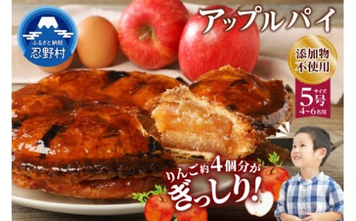 リンゴぎっしりアップルパイ（1ホール）