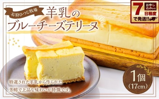 石狩ひつじ牧場 羊乳の 「 ブルーチーズテリーヌ 」