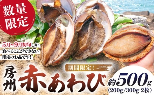【数量限定】房州 赤あわび 約500g
