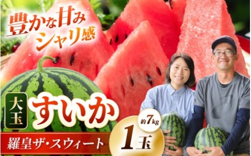 【大玉🍉】甘み豊かでシャリ感が魅力のスイカ✨