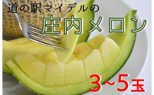 道の駅マイデルの庄内メロン3～5玉