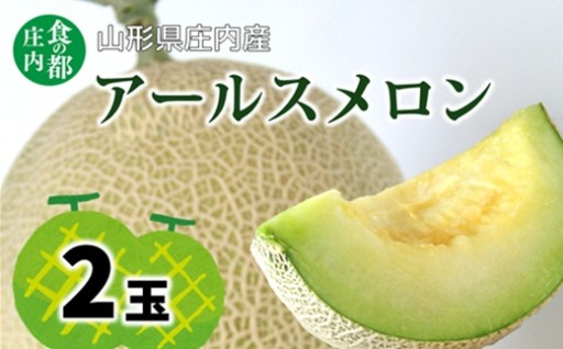 庄内産アールスメロン2玉