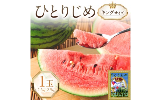 👑🍉やまの農園　「ひとりじめ」キングサイズ 1玉