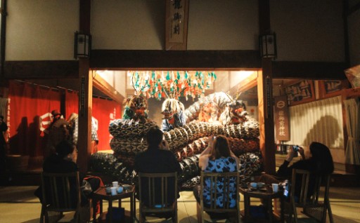 1日1組限定！神社の拝殿で味わう石見神楽体験⛩️