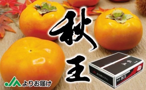 秋のフルーツの王様ブランド柿「秋王」約3.5kg