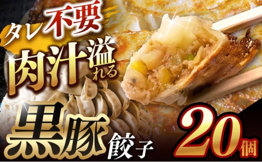 肉汁 溢れる『 黒豚餃子 』 20個