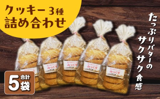 バター香るサクサク食感！こだわりの本格焼き菓子クッキー3種詰め合わせ