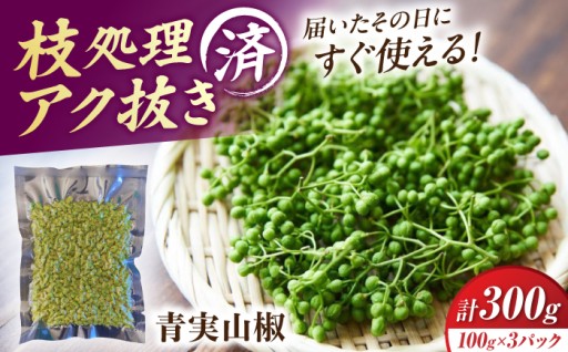 手間いらずの下処理ずみ！青実山椒