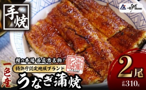 【土用の丑配送対応】✨一色産うなぎ 炭焼き蒲焼2尾✨職人手焼き