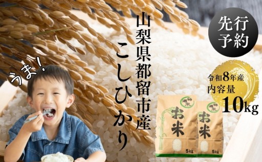 際立つ甘み！富士の湧水育ち新米こしひかり10kg