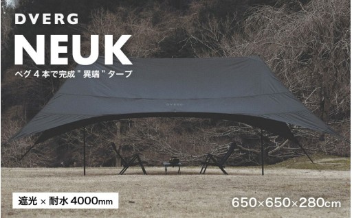 【ペグ4本で完成】"普通"では満足できない「"異端"タープ」⛺✨