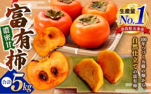 富有柿 約 5kg (Mサイズ以上混載）
