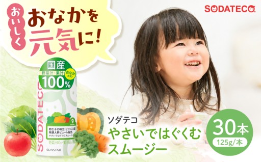 サンスター製 赤ちゃんも飲める国産野菜スムージー🫑