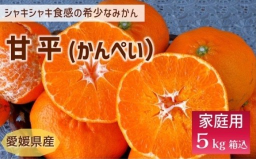 【数量限定】甘平バラ詰め箱込 5kg🍊