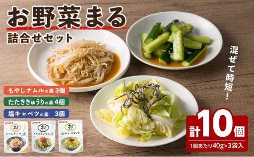 お惣菜の素 お野菜まる 詰合せ ＜10個セット＞