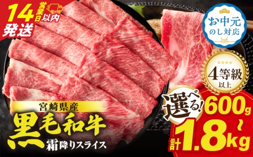 【宮崎県都農町】🚨14営業日以内発送は本日まで🚨黒毛和牛霜降り肩ローススライス🥩