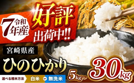 【在庫限り！】 令和7年産 宮崎県産 ひのひかり