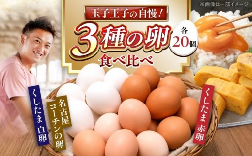 創業90年！稲沢こだわり卵3種食べ比べ60個