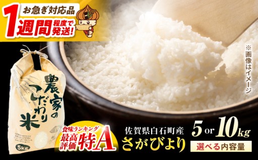 【スピード発送！】特A評価の白石町産さがびより